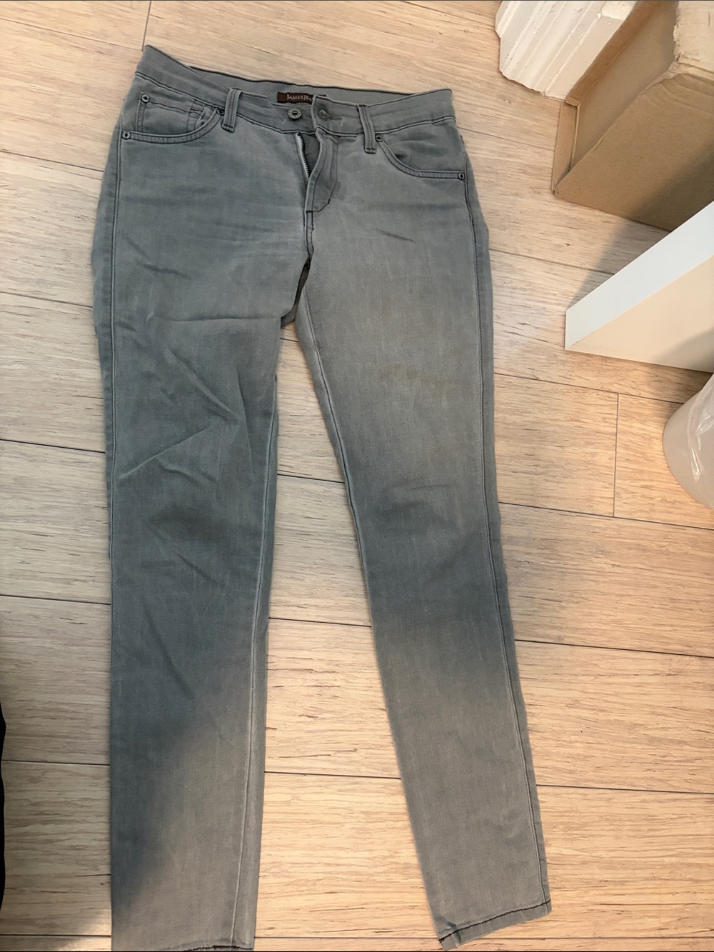 James Jeans Skinny Jeans in Faded Gray